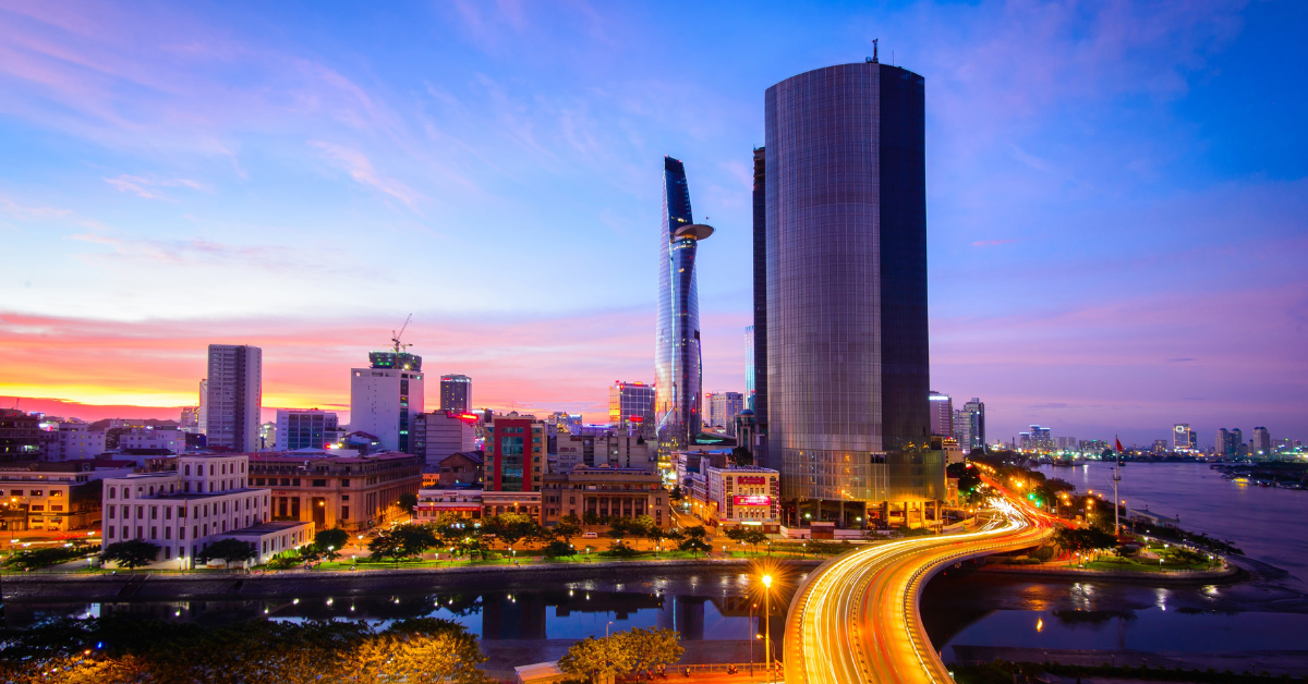 Vietnam city skyline