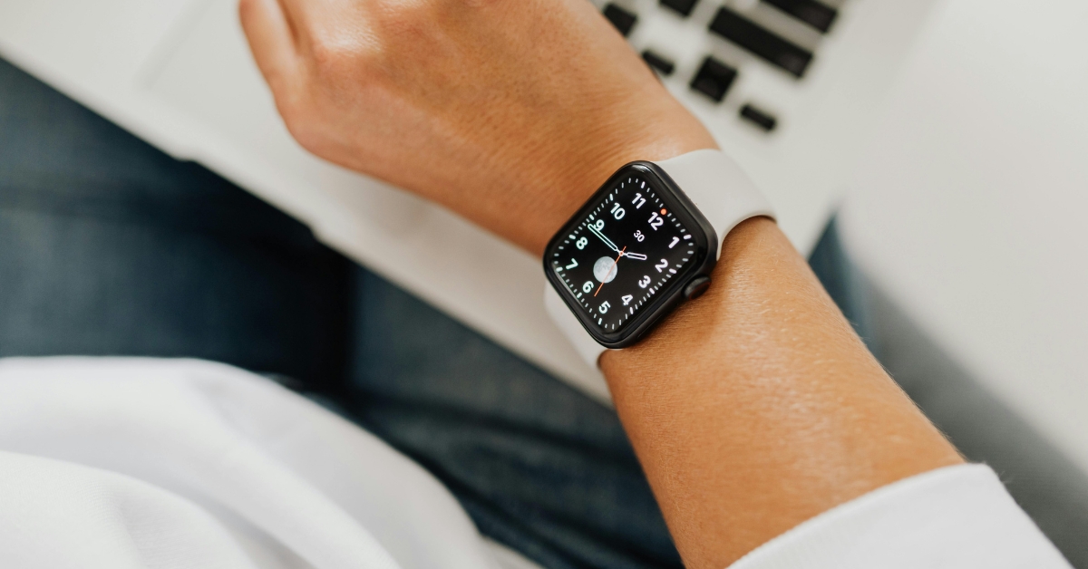 Smartwatch on a wrist